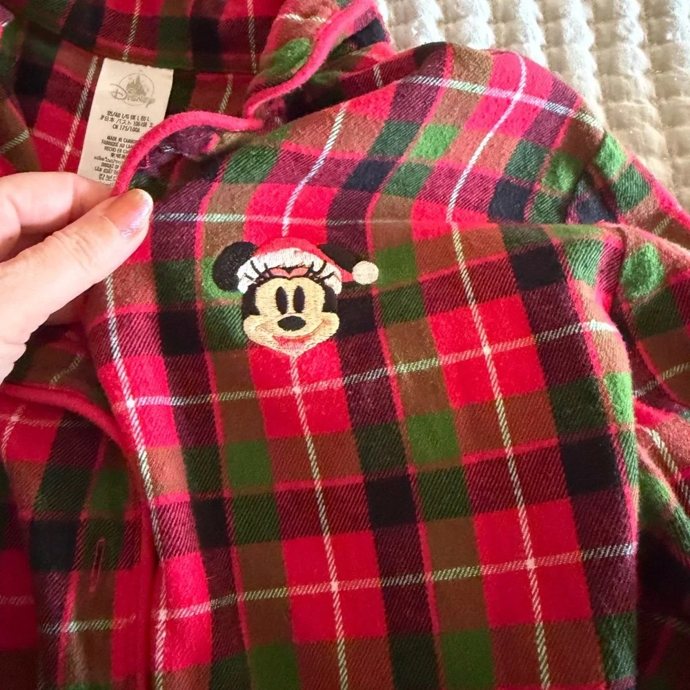 Disney Festive Plaid Shirt with Minnie Embroidery - Picture 2 of 3